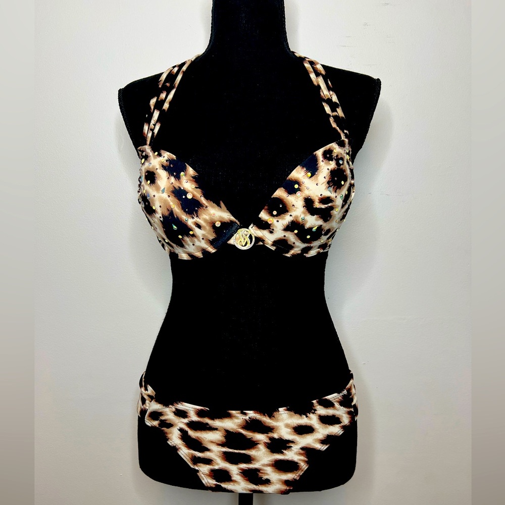 VS Leopard Print Push Up Bikini